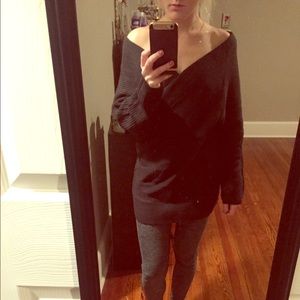 Off the shoulder sweater